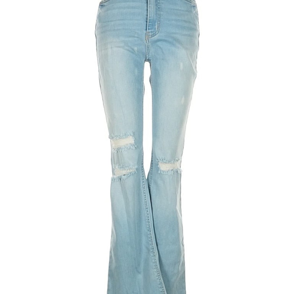 Wax Jean Sky Blue Flare Jeans
